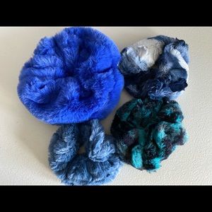 Minky scrunchies